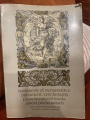 Handbook of Renaissance Ornament… by Butsch, Albert Fidel Paperback / softback