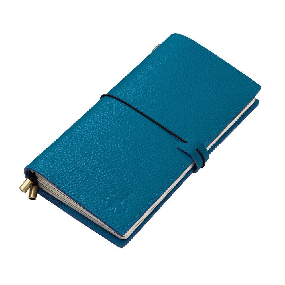WANDERINGS Regular Size Travelers Notebook with Pockets – 4.5″ x 8.5″ (11.5 x…