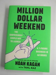 Million Dollar Weekend Noah Kagan Tahl Raz Business Startup Hardcover Book