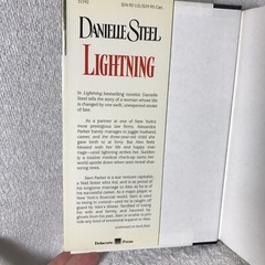 Lightning Danielle Steel Hardback with Sleeve Book Delacorte Press 396 pages