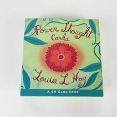 Power Thought Cards- Louise Hay, 64 card deck- Positive Affirmations 4″x4″
