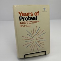 Years of Protest A Collection of American Writings of the 1930s Hardcover 1967