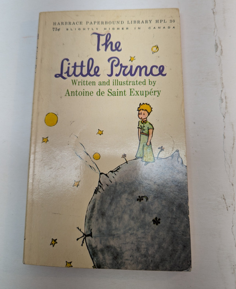 Little Prince by Antoine De Saint-Exupéry 1968 Paperback Katherine Woods Vintage