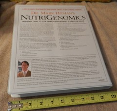 NutriGenomics How Food Talks To Your Genes Dr Mark Hyman 2006 Audio CDs and Book