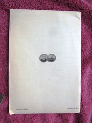 New VICTOR RECORDS Nov 1939 Quick Reference Broadway Musicals Victrola CATALOG