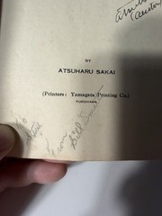 Japan in a Nutshell Vol II Hardcover Signed/Inscribed Atsuharu Sakai 1952