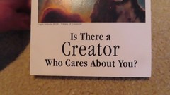 Is There A Creator Who Cares About You?” 1998. 192 pages. Paperback. Watchtower