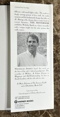 THE NOTEBOOK by Nicholas Sparks (1996, Hardcover) First Edition ~ First Printing