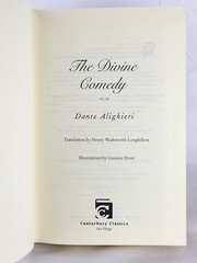 THE DIVINE COMEDY Dante Alighieri Gustave Dore Leather Bound Illustrated Gilded