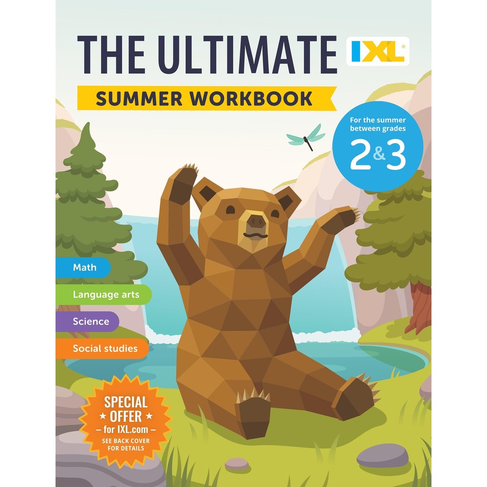 IXL Ultimate Summer 2nd to 3rd Grade Workbooks, Math, Reading Comprehension,…