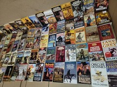 Lot of 10 Zane Grey Louis L’amour Western Paperback Fiction Books MIX UNSORTED