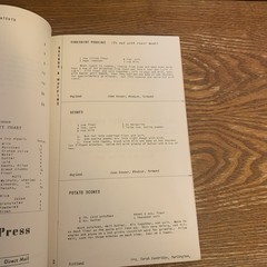 YWCA Vermont Overseas Wives Vintage INTL RECIPES Cookbook 1950’s? 26 pages #E1