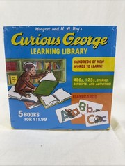 Curious George Learning Library [With Flash Cards] by Rey, H. A. Brand New