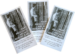 „Behind Bars” Gospel Tract- Evangelism – Biblical teaching $11.99 -3 x 4.5 in