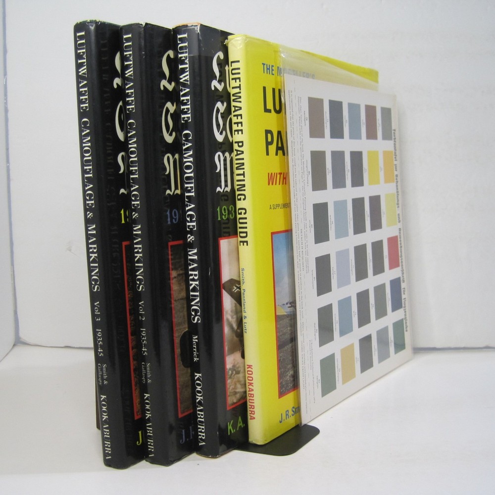 4 Book Set – Luftwaffe Camouflage & Markings with Painting Guide Smith, Gallaspy