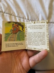 Vintage Hardee’s The Little Red Caboose Mini Book 2.75”