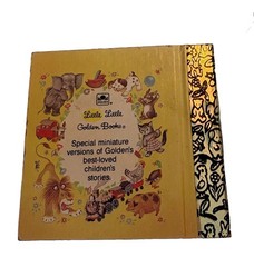 Vtg 1992 A Little Little Mini 2.75” Golden Book #42 The Little Mermaid – Disney