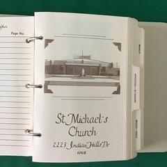 Sioux City Iowa St Michael Church & Leeds Community Vtg 1989 Cookbook 500 Pages!