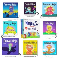 Ninja Life Hacks Leadership 8 Book Box Set (Books 17-24: Focused, Calm, Brav…