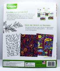 Hallmark Crayola PATTERNED ESCAPES Adult Coloring Book – 80 Pages – NEW!