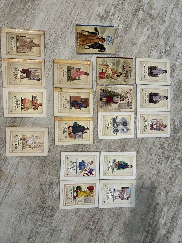 Lot Of 17 First Edition American Girl Books- Molly, Addy, Felicity, Kirsten, Sam