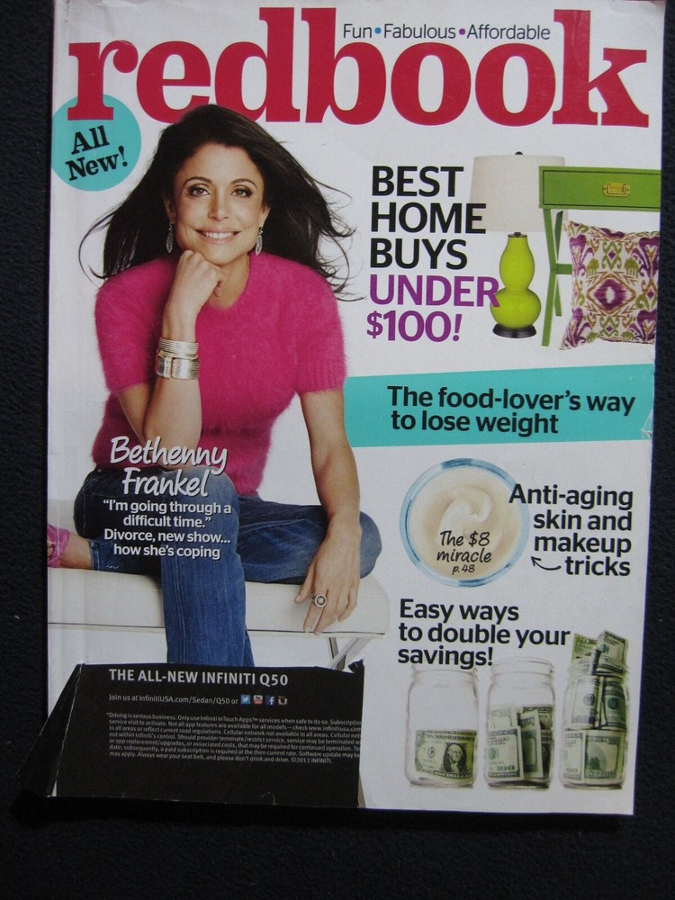 Redbook Magazine October 2013 Bethenny Frankel