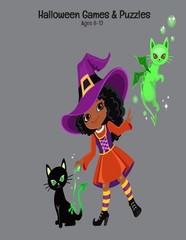 Halloween Games & Puzzles Ages 8-12: Connect The Dots – Spot The Difference – Ma