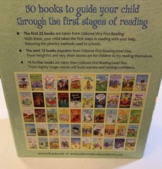 My First Reading Library by Usborne 50 Learning to Read Books Box Set