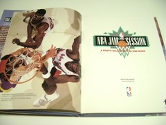 Huge 1993 Hardcover Book NBA JAM SESSION, Photo Salute to the Dunk, 168 pages