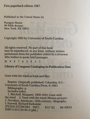 Gone With The Wind As A Book and Film – 1987 First Paperback Edition