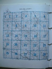 Michigan GREATER COUNTY BOOK MAP – 1998 Oakland & Genesee with 110 pages of Maps