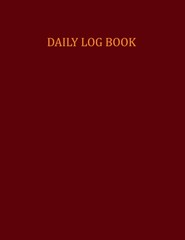 Daily Log Book: 400 pages / 200 Sheets, 8.5″ x 11″, Standard Day-by-Day Acti…