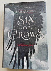 Six of Crows by Leigh Bardugo, 1st ed, 1st printing, w/blk edges, HC, Like New