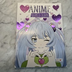 Anime Coloring Book „Advanced Coloring”, Bendon, anime coloring, girl & teens