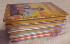 5 Mills & Boon British Romance Hardcover Books Retro Cover Different Authors Vtg