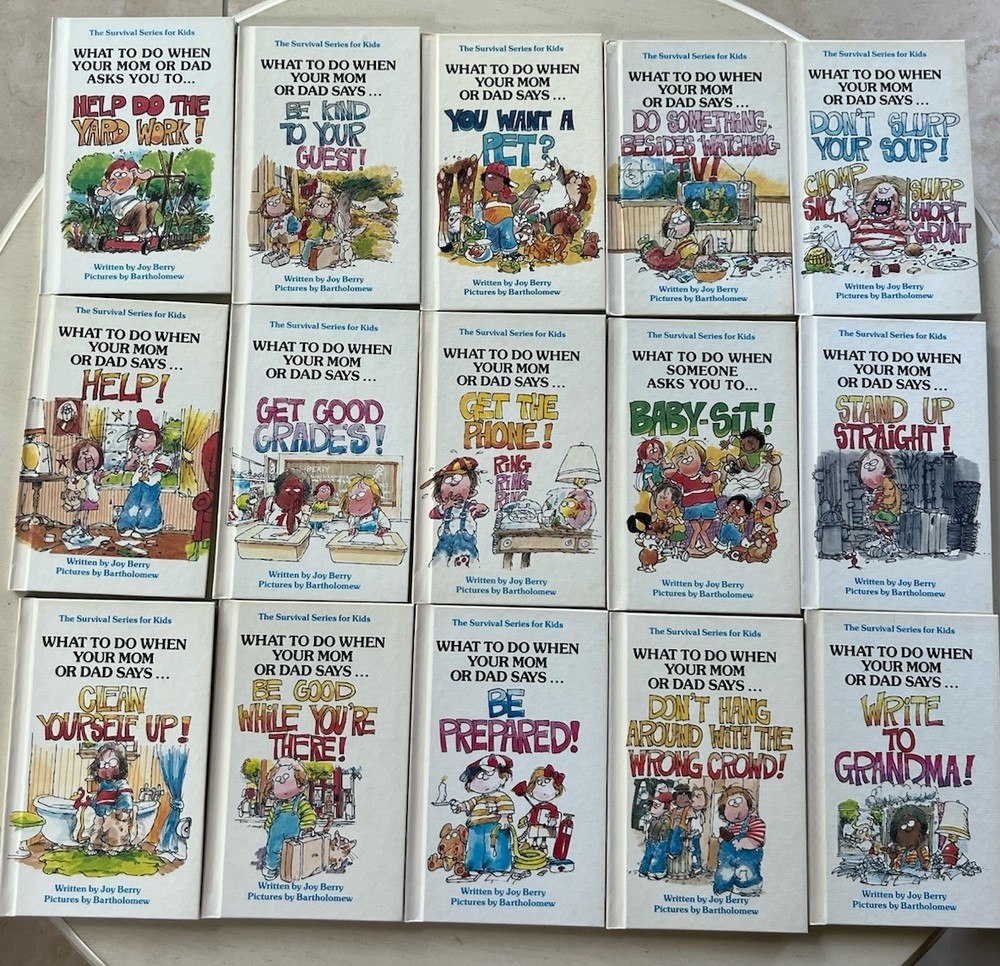 Lot Of 28 Books The Survival Series For Kids By Joy Berry 1982-86 HC