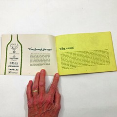 A Guide To Good Living With Wine ~ Booklet 45 pages