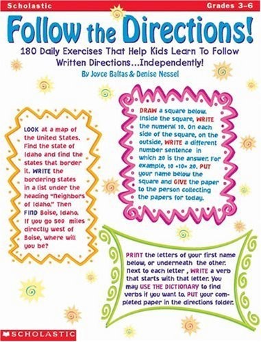 Follow the Directions (Grades 3-6)