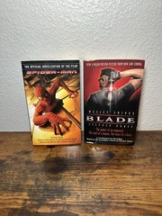 Lot of 2 Marvel/Action Movie Tie-in Novels: Spider-Man & Blade Paperbacks