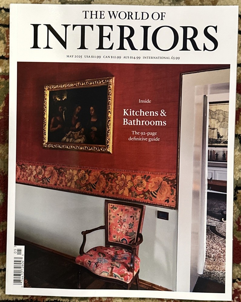 The World Of Interiors Magazine May 2025 Kitchens Bathrooms