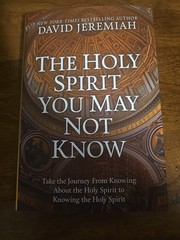 The Holy Spirit You May Not Know By David Jeremiah (2026) Hardcover NEW