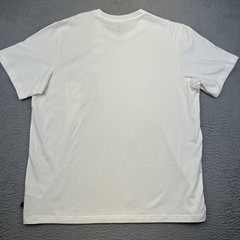 Adidas Shirt Men XL Off White MT Lens Pocket Graphic Loose Fit Cotton Basketball