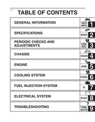 YAMAHA YZF-R6R YZF-R6SR YZF-R6RC YZF-R6SRC Service Manual 2002, FOLDOUTS