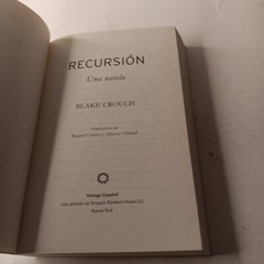 Recursión / Recursion by Blake Crouch TPB (2021)