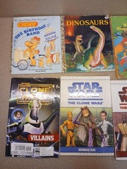 Huge Lot (46) Of Vintage 60s-90s Kids Books. Jurassic Park, Stars Wars Etc.