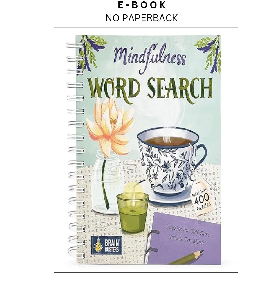 Mindfulness Word Search Book – Spiral-Bound Puzzle Mu, Parragon Books (Author Ed