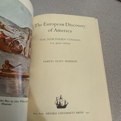 The European Discovery of America by Samuel Eliot Morison History 1971 Hardcover