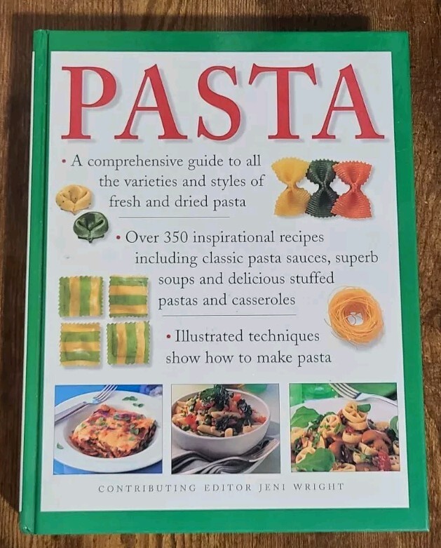 „PASTA” Cookbook 512 Pages Of Illustrations & Recipes