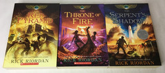 Lot of 3 The Kane Chronicles Books 1-3 by Rick Riordan – Complete Series BOX SET