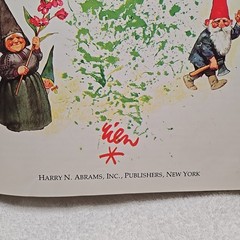 GNOMES Book By Wil Huygen & Illustrated Rien Poortvliet (1977 H.N Abrams Inc. HC